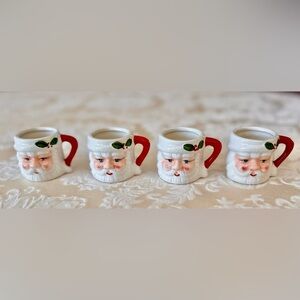 🎅 Santa Shot Mugs by Pottery Barn 🎅
